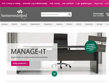 Tablet Screenshot of kantoormeubelland.nl